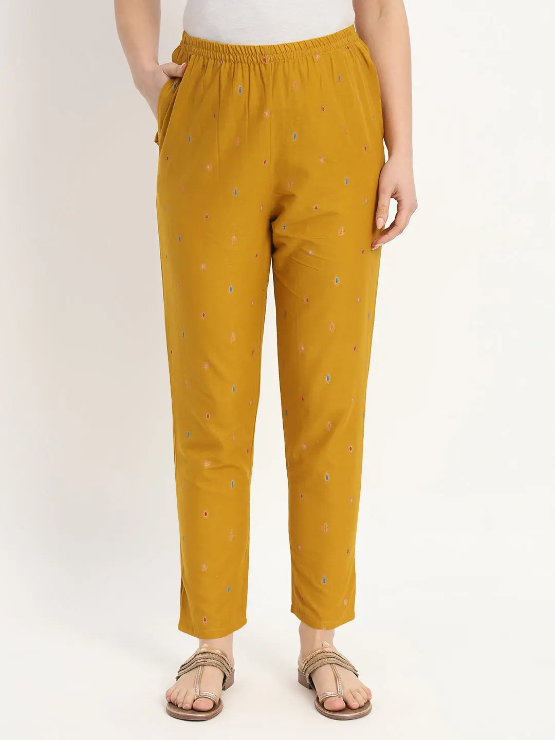 MUMZHUG Embroided Straight Kurta & Rayon Pant & Malmal Dupatta For Maternity & Feeding Purpose mumzhug