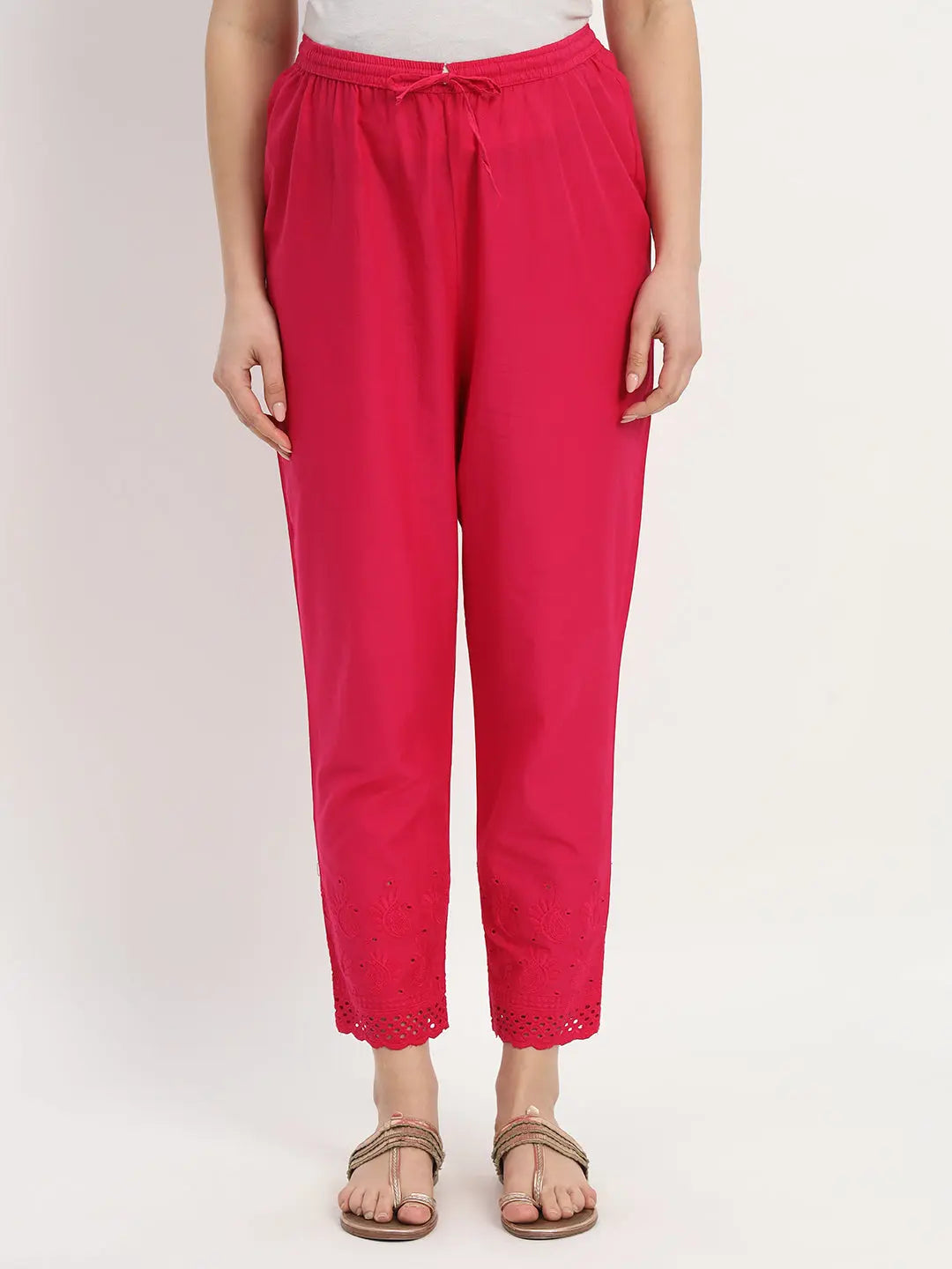 COTTON SILK EMBROIDERED KURTA PANT AND DUPATTA SET FOR FEEDING AND MATERNITY PURPOSE mumzhug