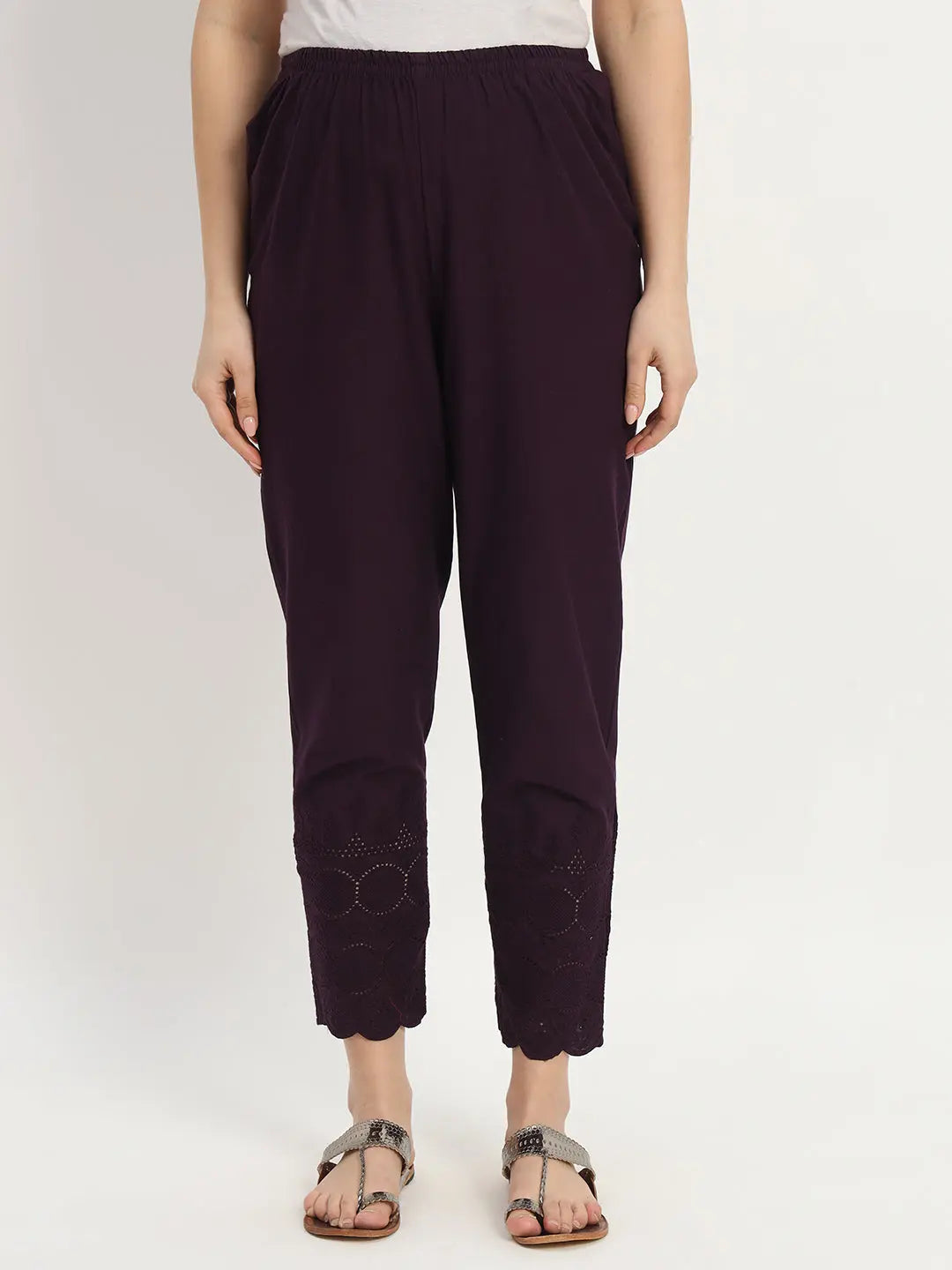 mumzhug Women Floral Embroidered Regular Thread Work Kurta with Trousers With Dupatta mumzhug