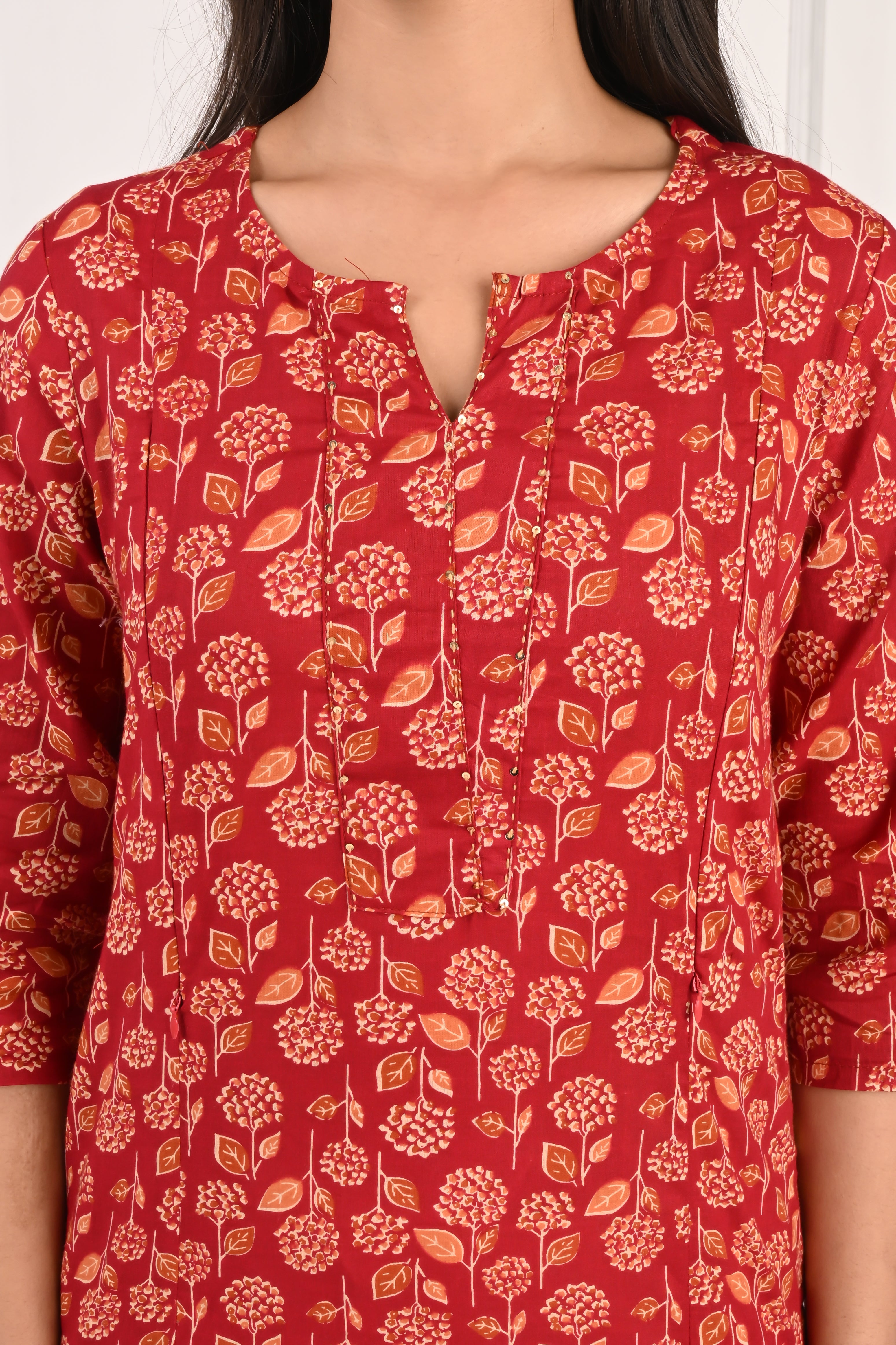 Mumzhug Pure Cotton Feeding Kurta