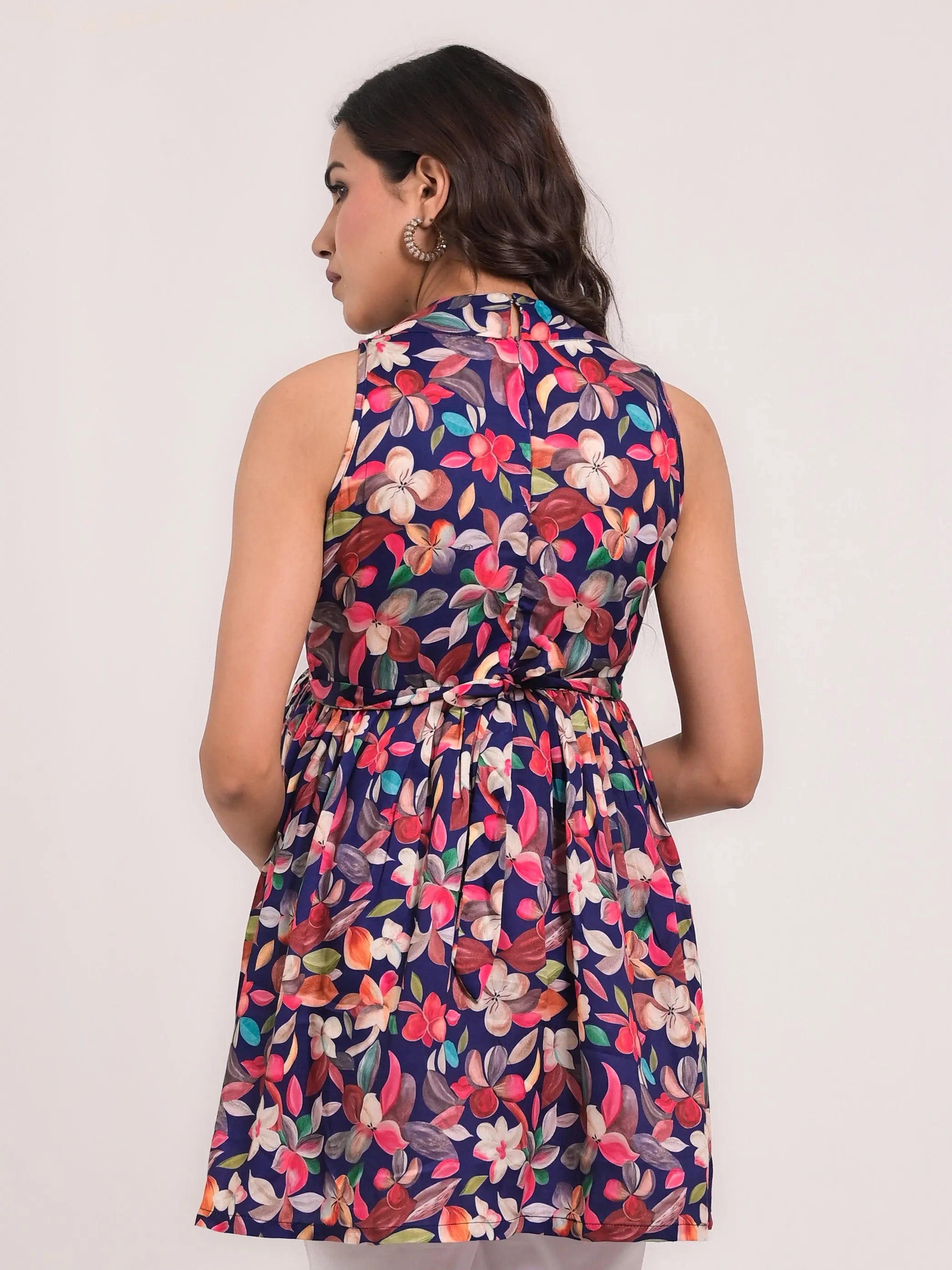 cotton printed flaired top for feeding and maternity purpose mumzhug