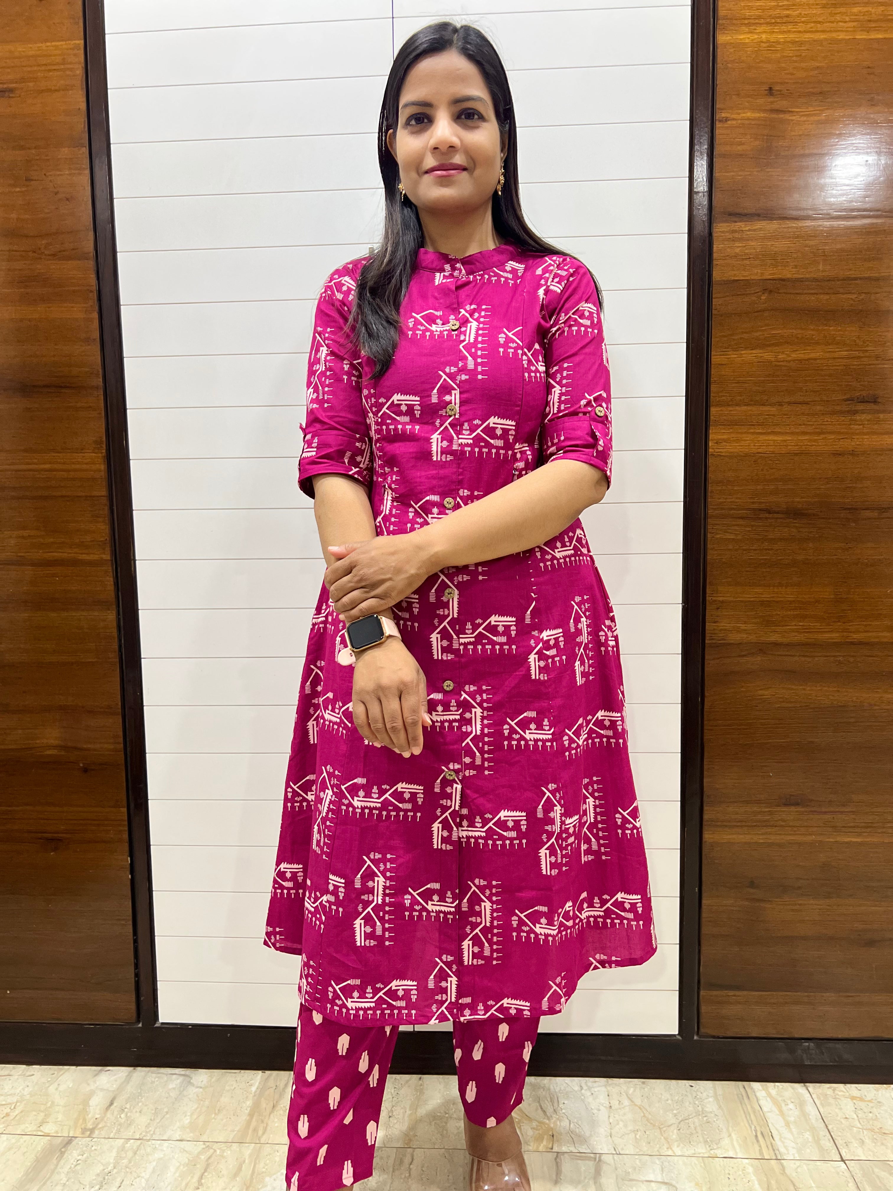 # NEW LAUNCH mumzhug pure cotton FUCHSIA feeding kurta set DISPATCHING STARTS FROM -20TH APRIL