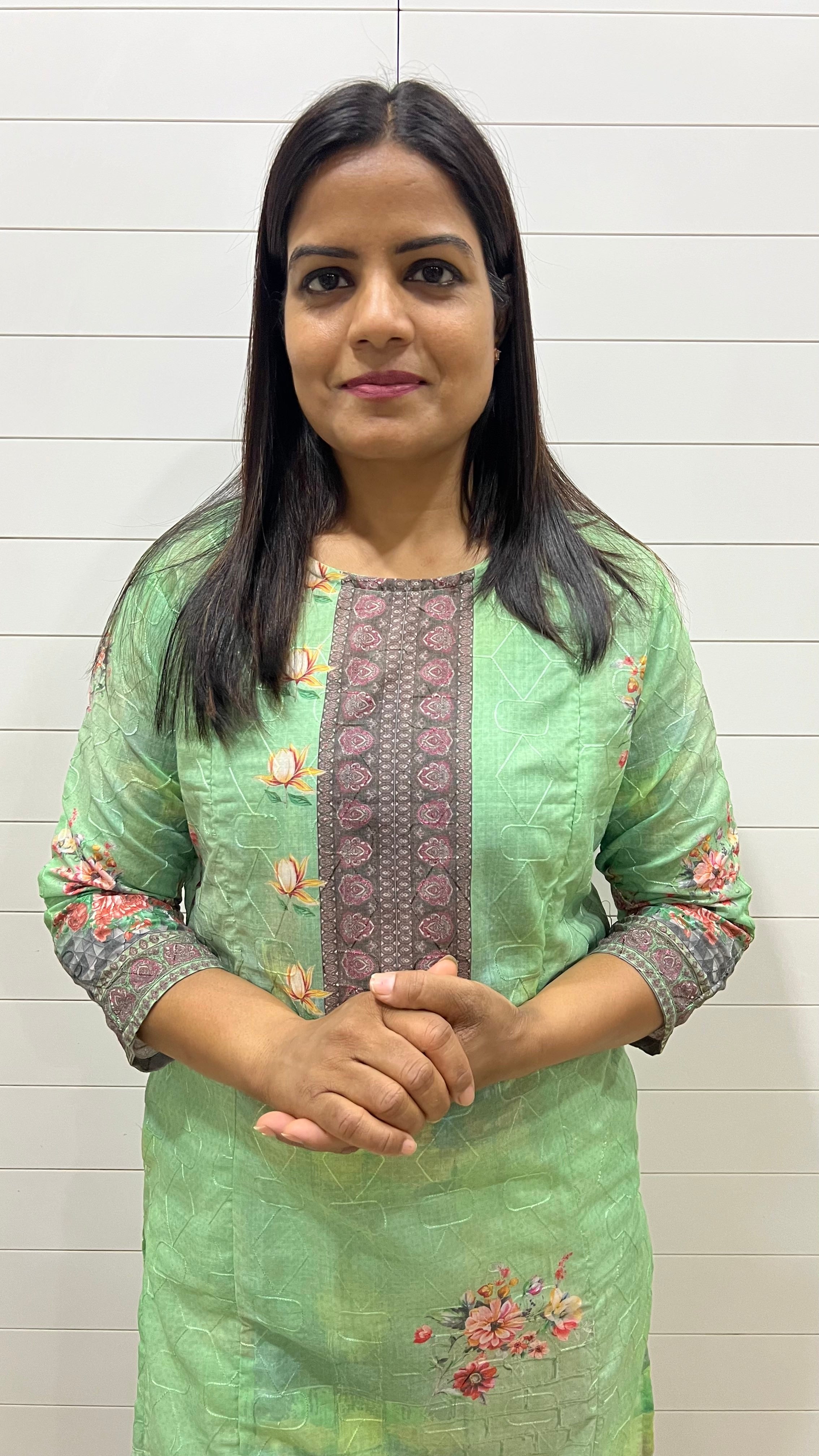 MUMZHUG Green Blend Cotton Digital Print Feeding Kurta | Stylish Maternity & Nursing Wear