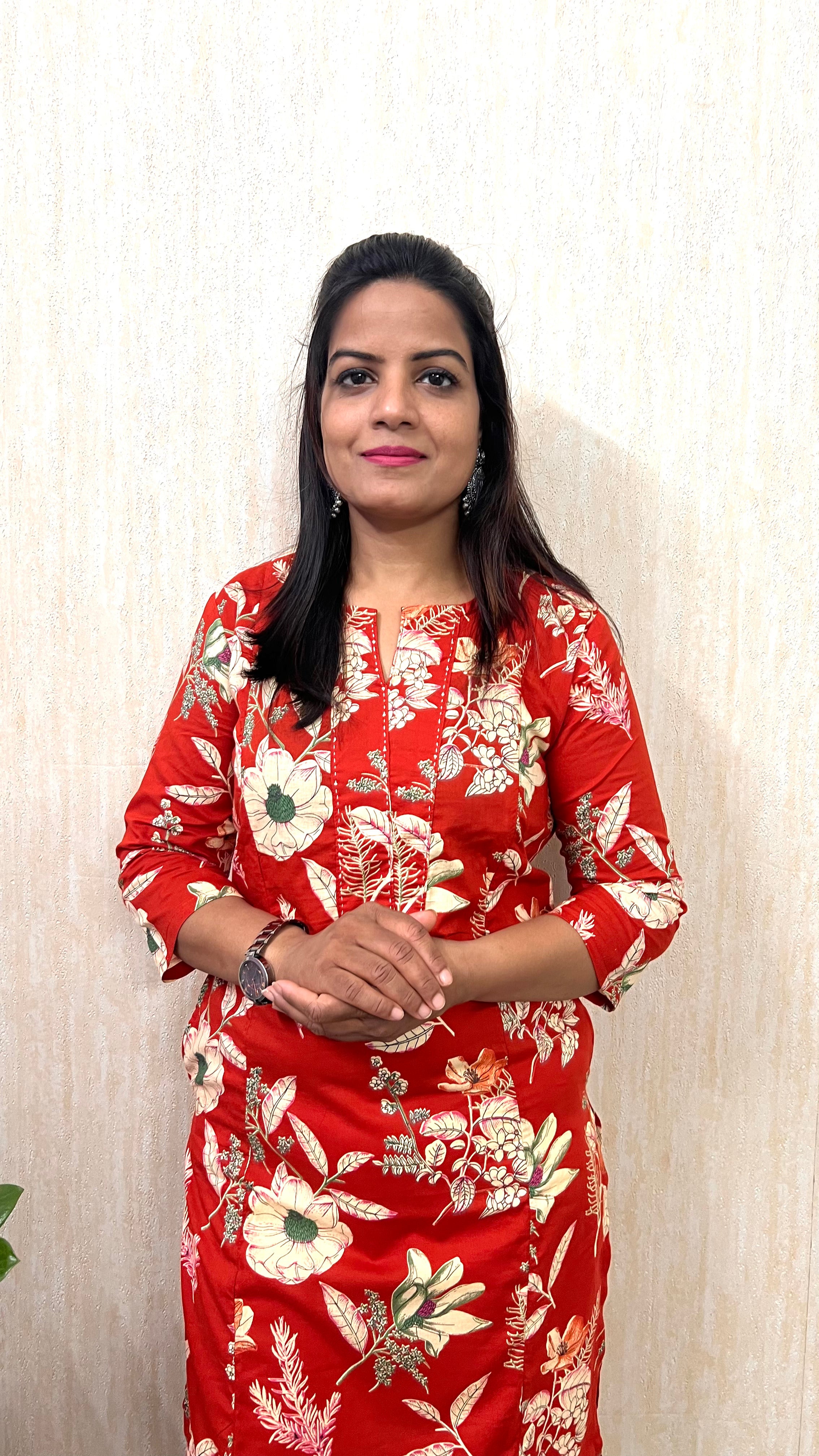 Mumzhug Rust Bloom β Pure Cotton Jaipuri Floral Feeding Kurta-Dispatching starts from 22nd August 2026.