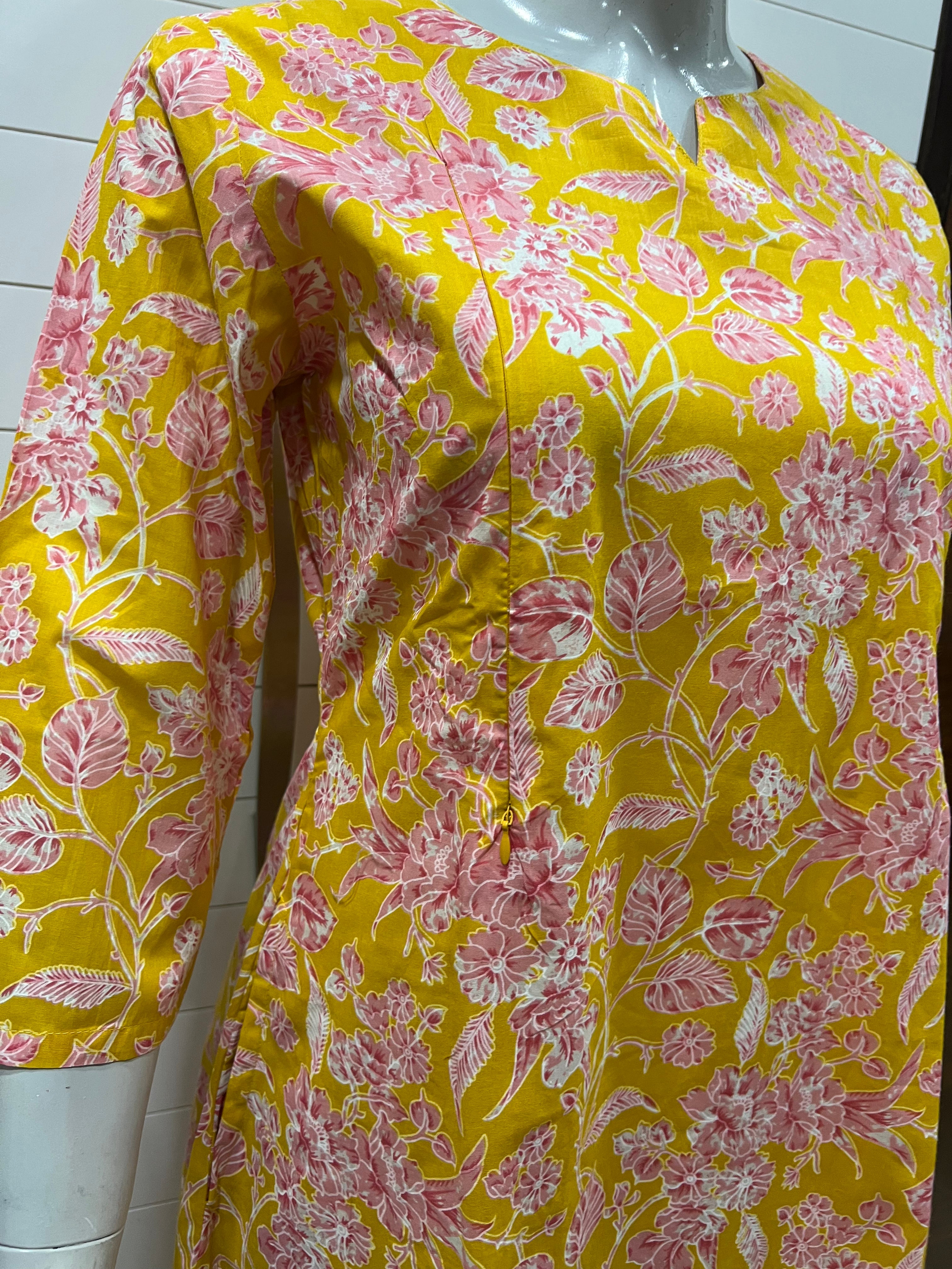 Pure Cotton Printed A-line Co-Ord Sets for Feeding and Maternity Purpose