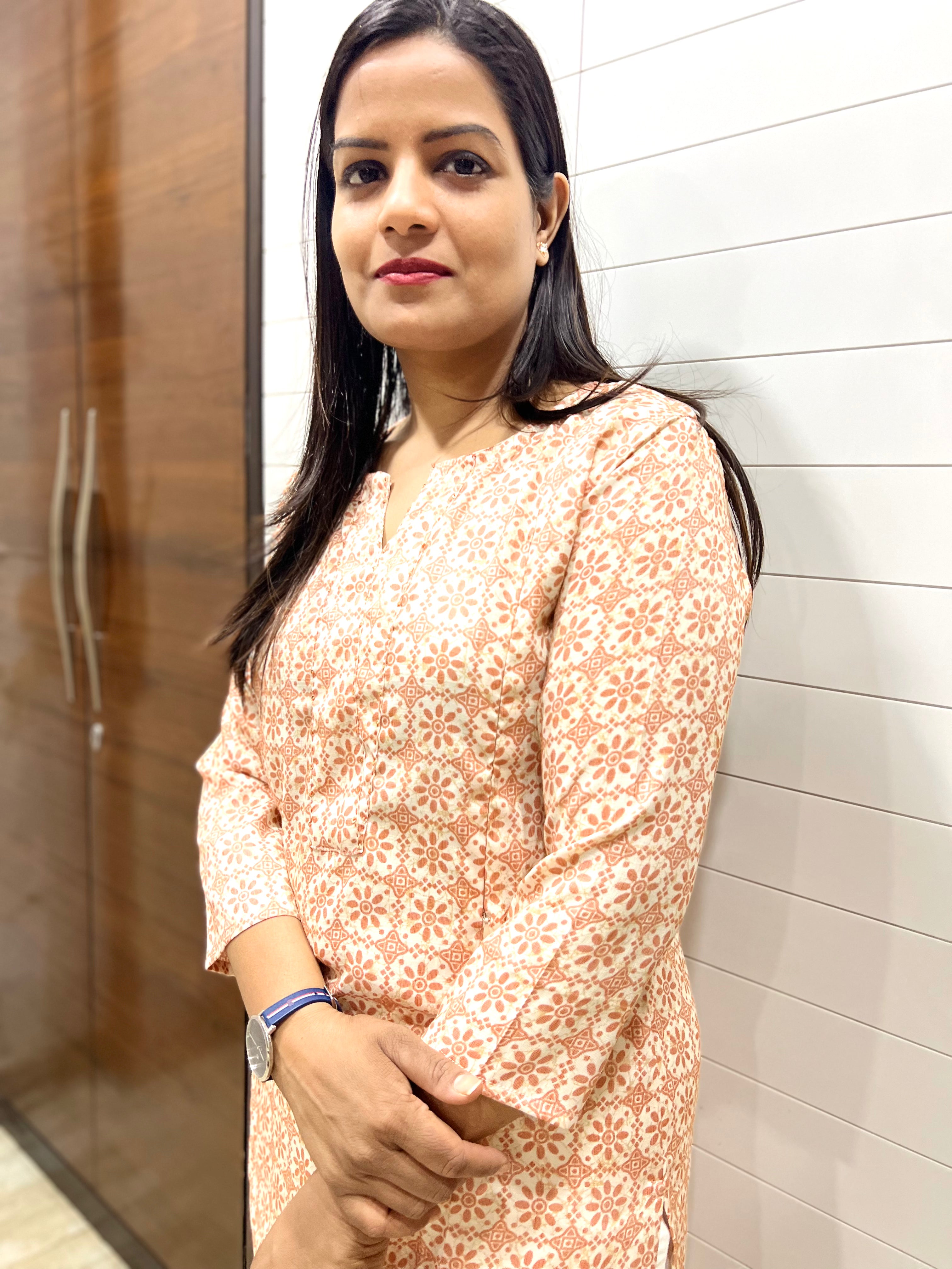 Mumzhug Viscose Rayon Feeding Kurta