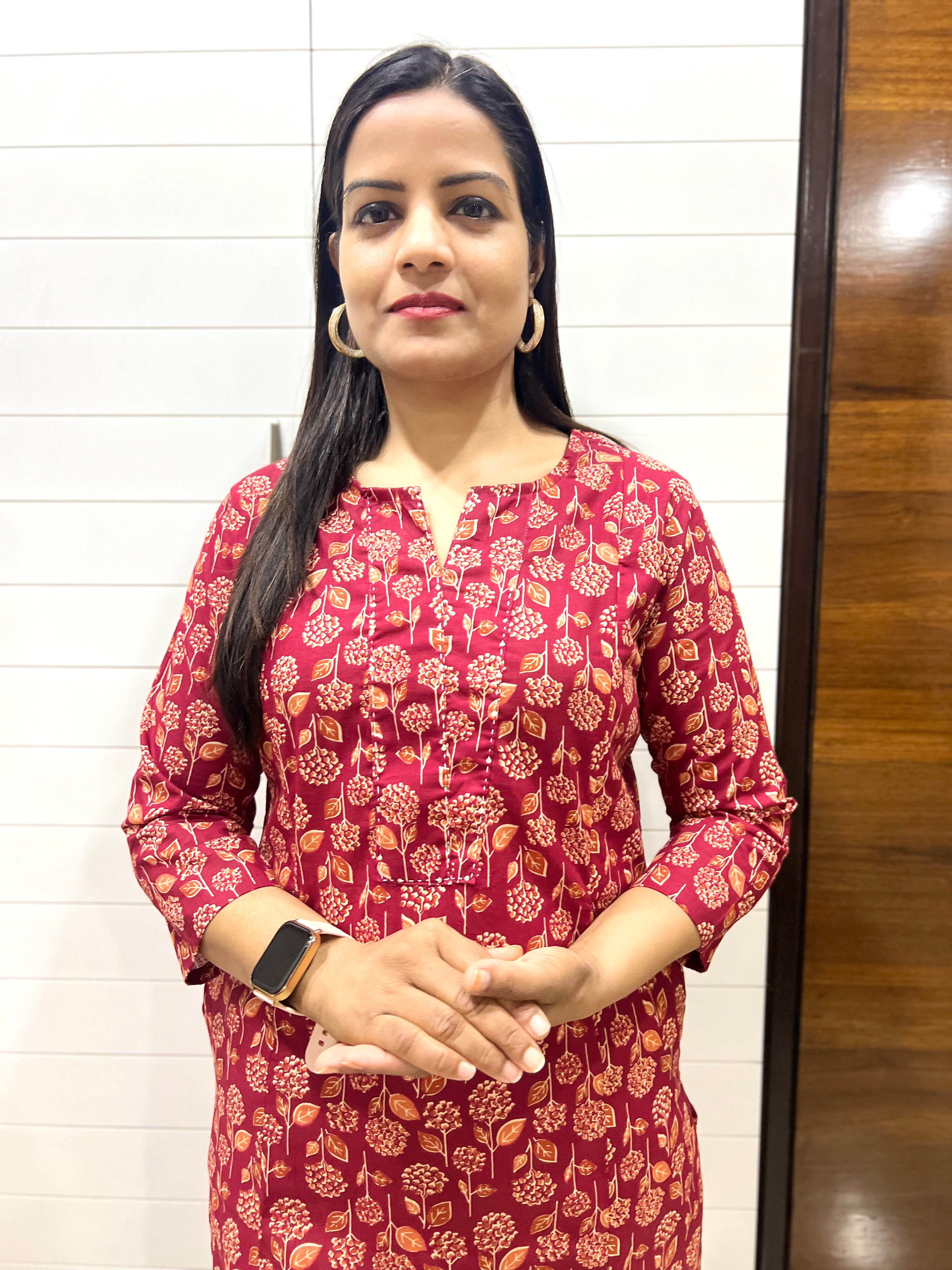 Mumzhug Pure Cotton Feeding Kurta