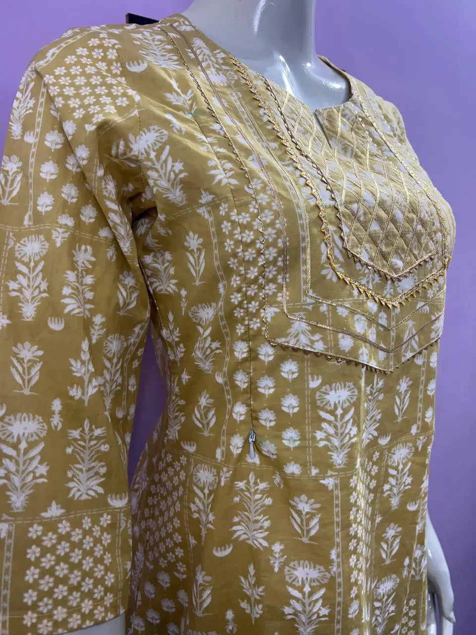 PURE COTTON PRINTED FEEDING KURTA WITH SIDE POCKET mumzhug