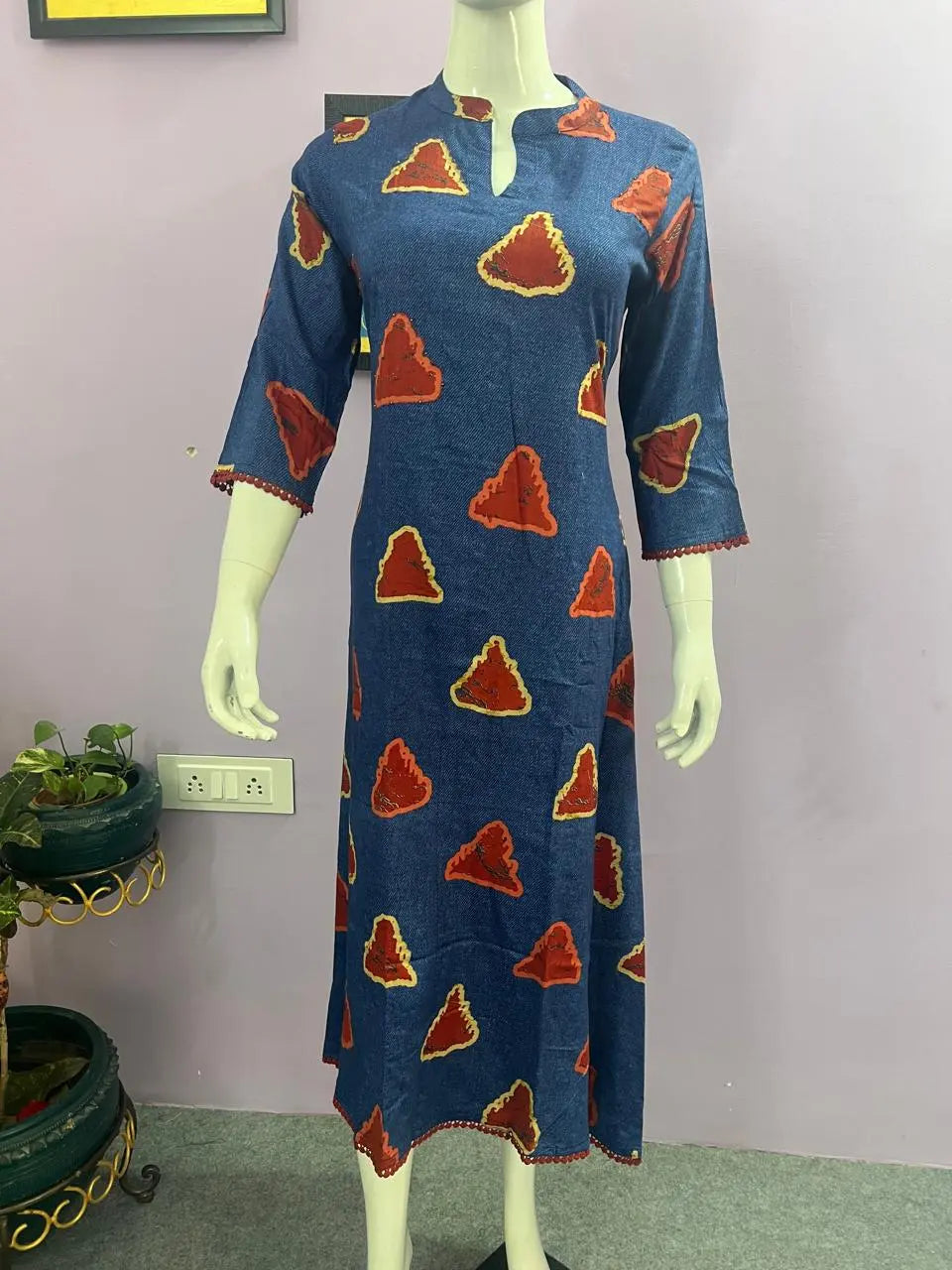 SOFT VISCOSE RAYON EMBROIDED FEEDING KURTA WITH BOTH SIDE FEEDING ZIPPER mumzhug