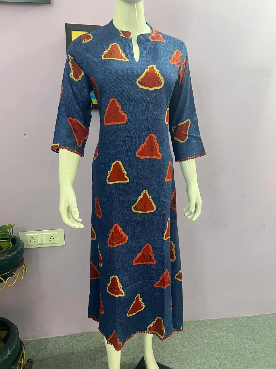 SOFT VISCOSE RAYON EMBROIDED FEEDING KURTA WITH BOTH SIDE FEEDING ZIPPER mumzhug