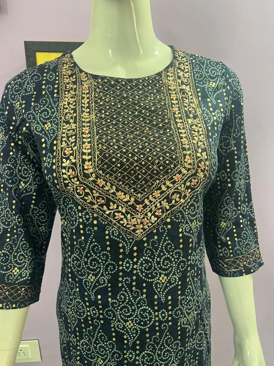 SOFT VISCOSE RAYON EMBROIDED FEEDING KURTA WITH BOTH SIDE FEEDING ZIPPER mumzhug