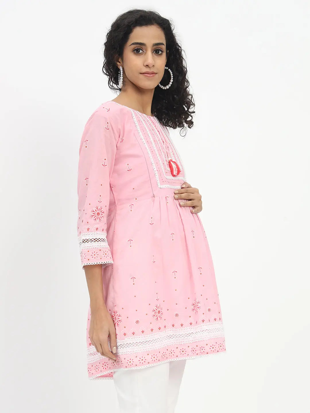 Cotton Printed Tunic For Feeding And Maternity Purpose mumzhug