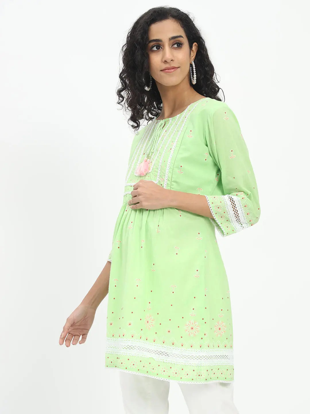 Cotton Printed Tunic For Feeding And Maternity Purpose mumzhug