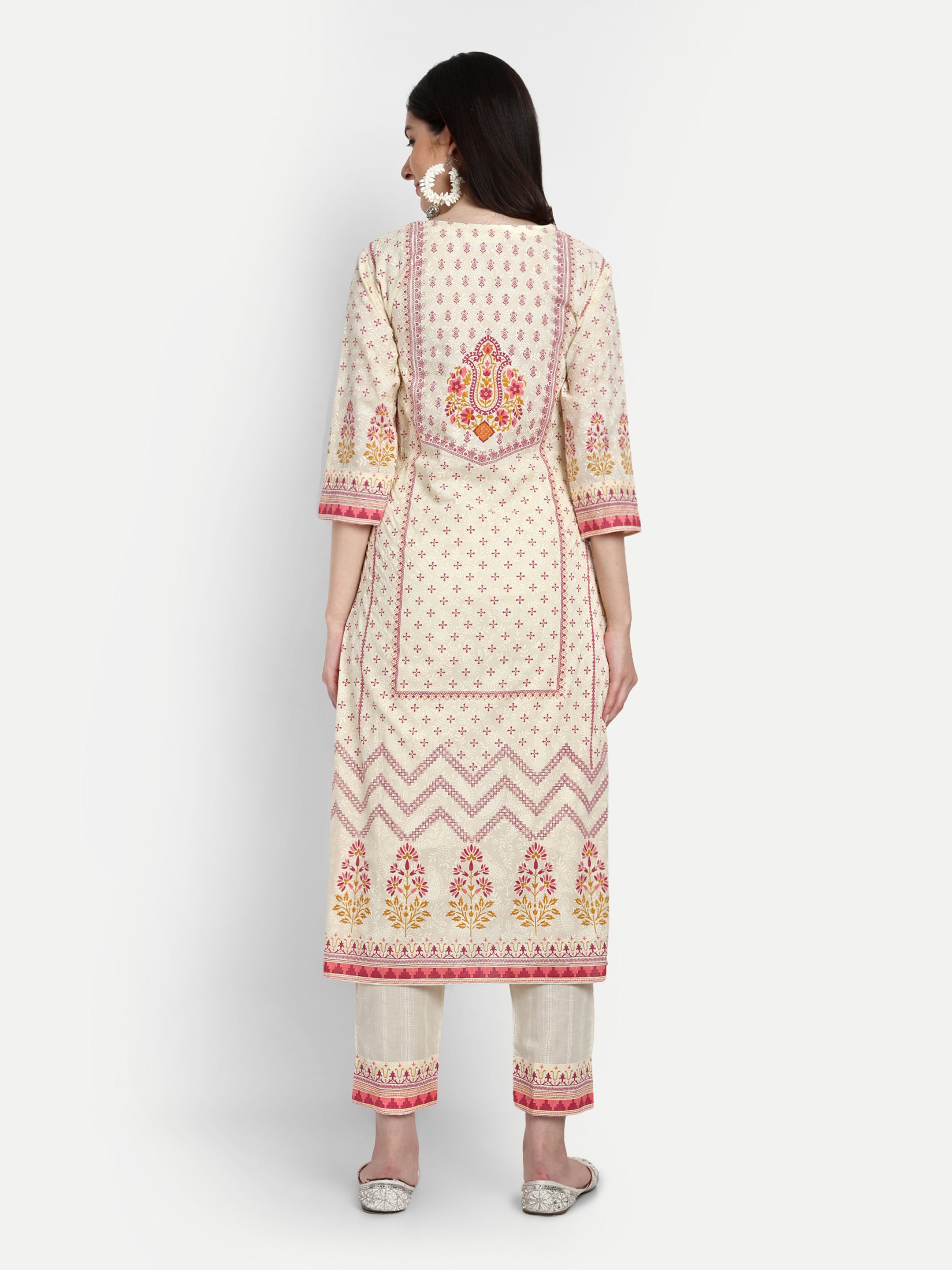 Pure Cotton Printed Kurta Pant and Dupatta Set for Feeding and Maternity PUrpose