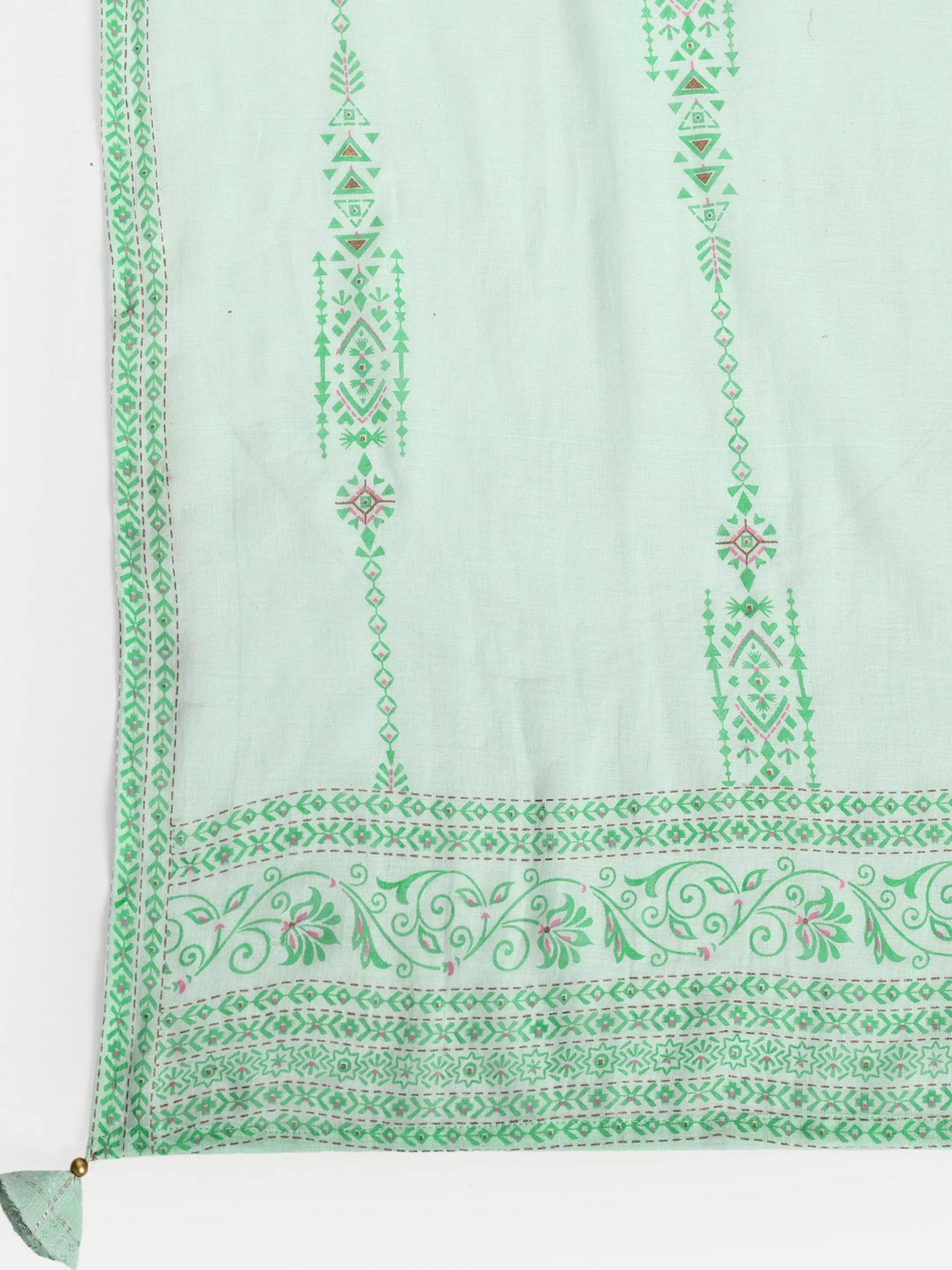 Cotton Lurex Embroided Kurta With Trouser And Dupatta For Feeding And Maternity mumzhug