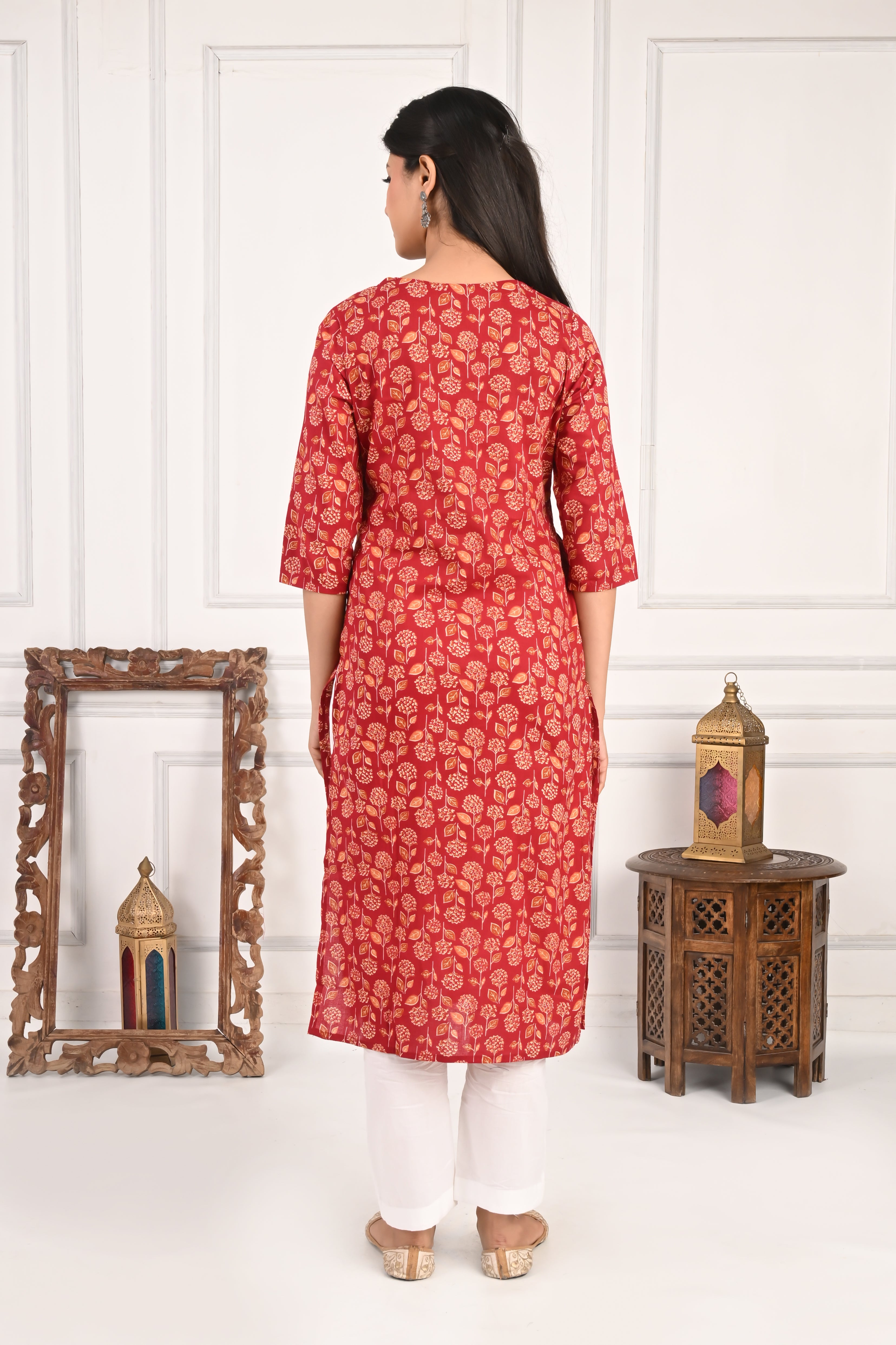 Mumzhug Pure Cotton Feeding Kurta