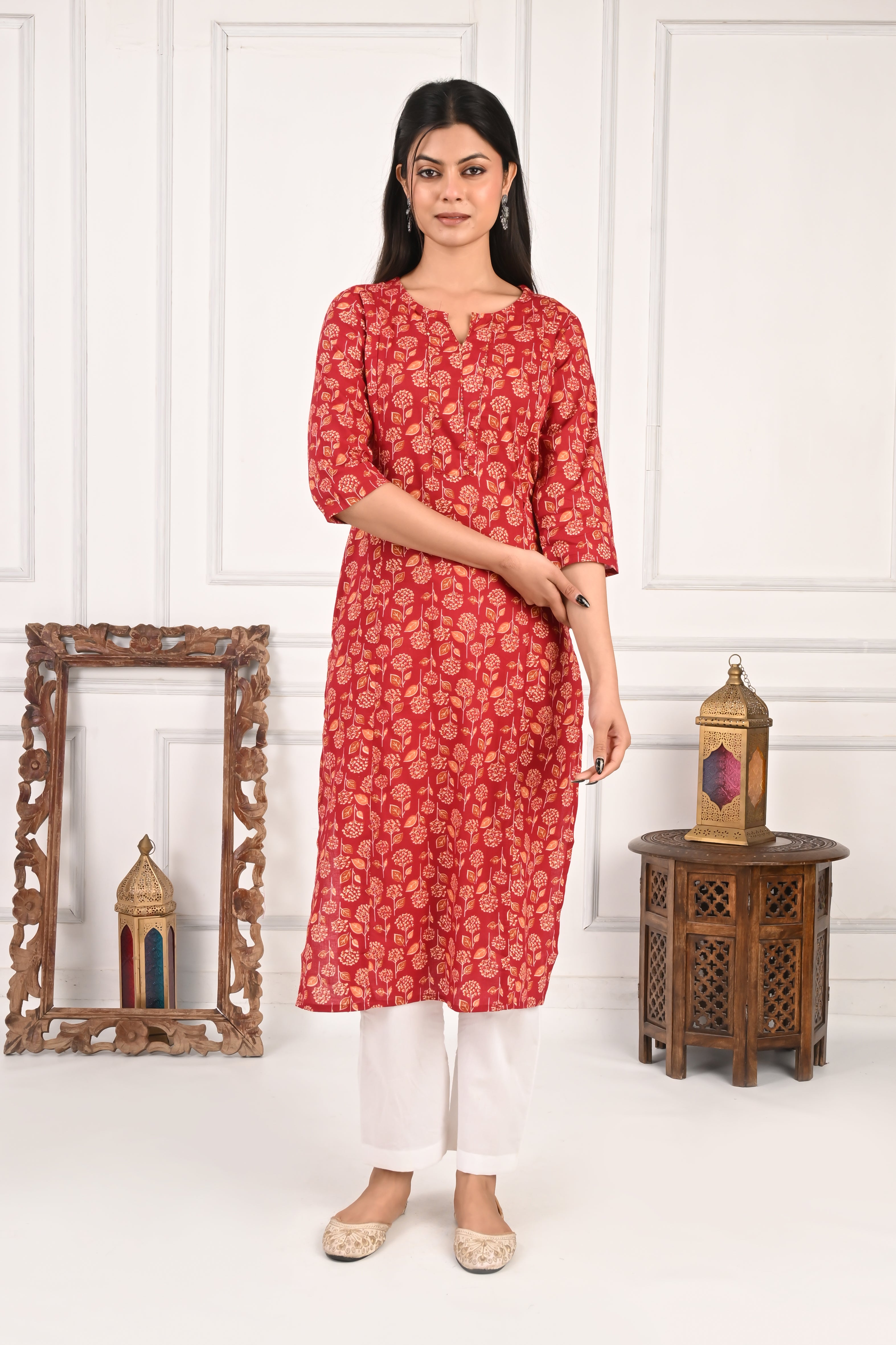 Mumzhug Pure Cotton Feeding Kurta