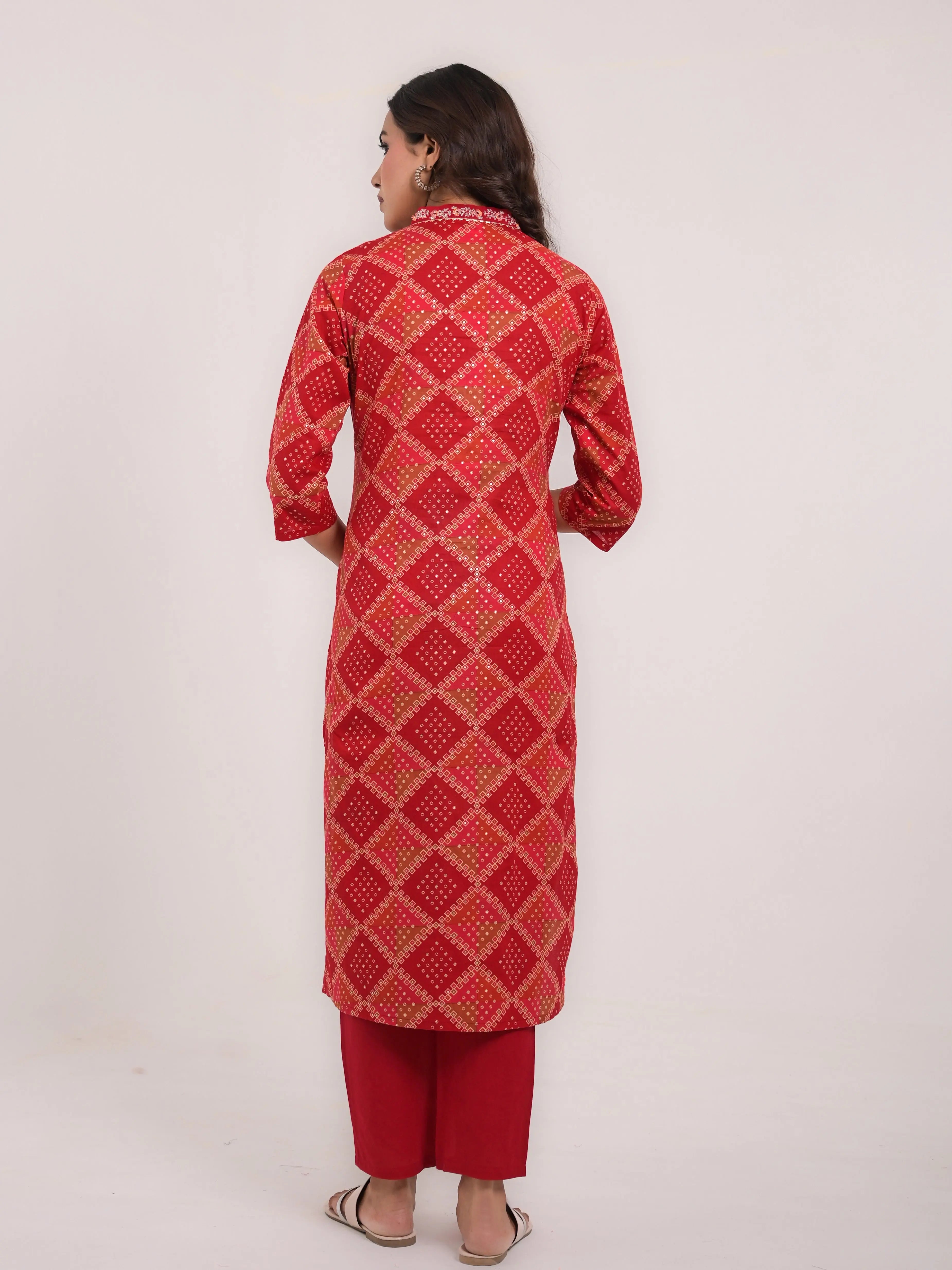 Mumzhug cotton embroided kurta with pant and dupatta for maternity and feeding purpose mumzhug