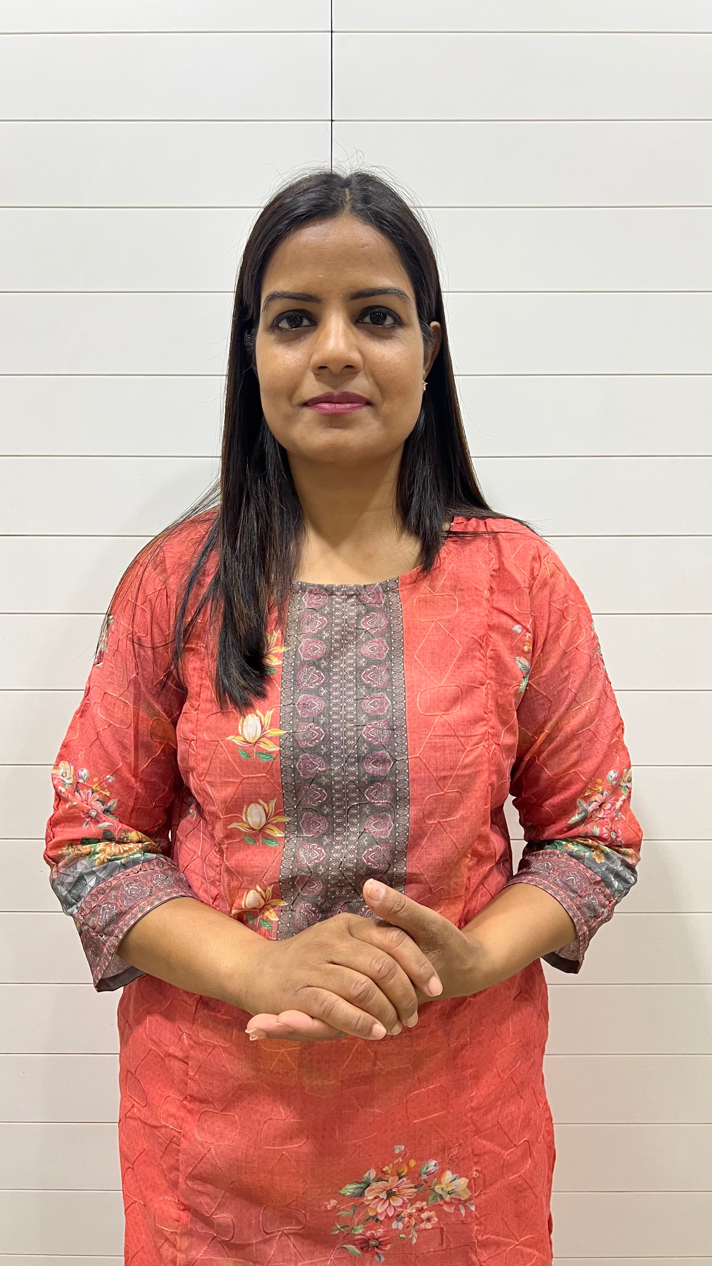 MUMZHUG Rust Blend Cotton Digital Print Feeding Kurta | Comfortable Maternity & Nursing Wear
