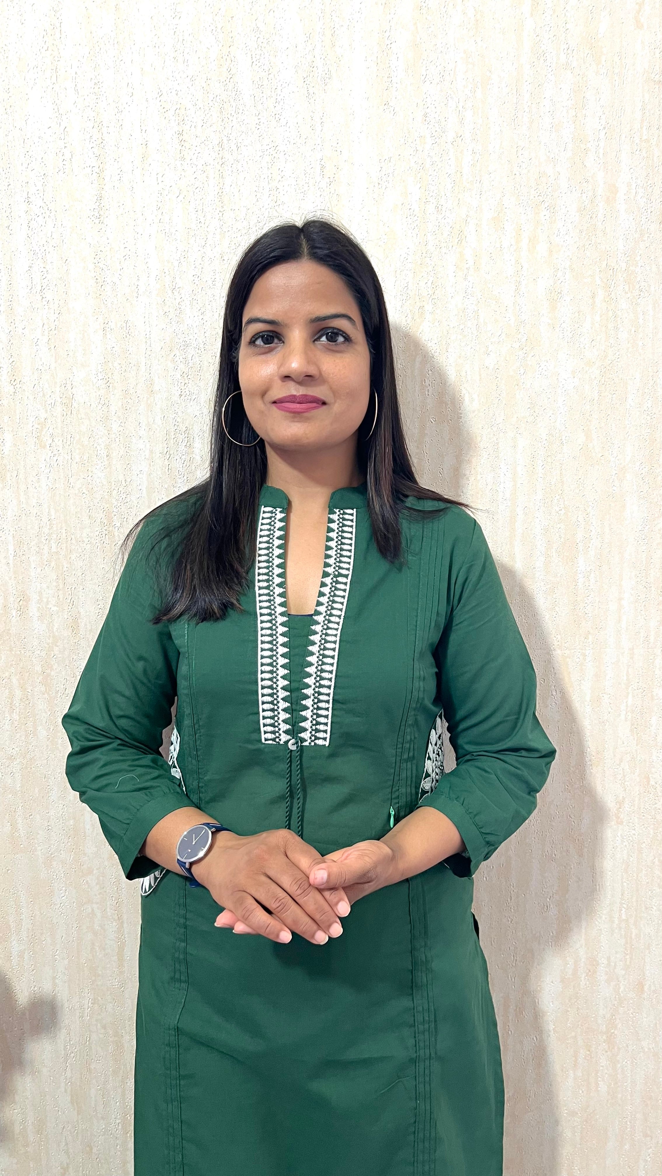 MUMZHUG Emerald Grace Pure Cotton Bottle Green Embroidered Feeding & Maternity Kurta Pant Set | Nursing Kurta with Concealed Zippers | Soft & Breathable Cotton Co-ord Set