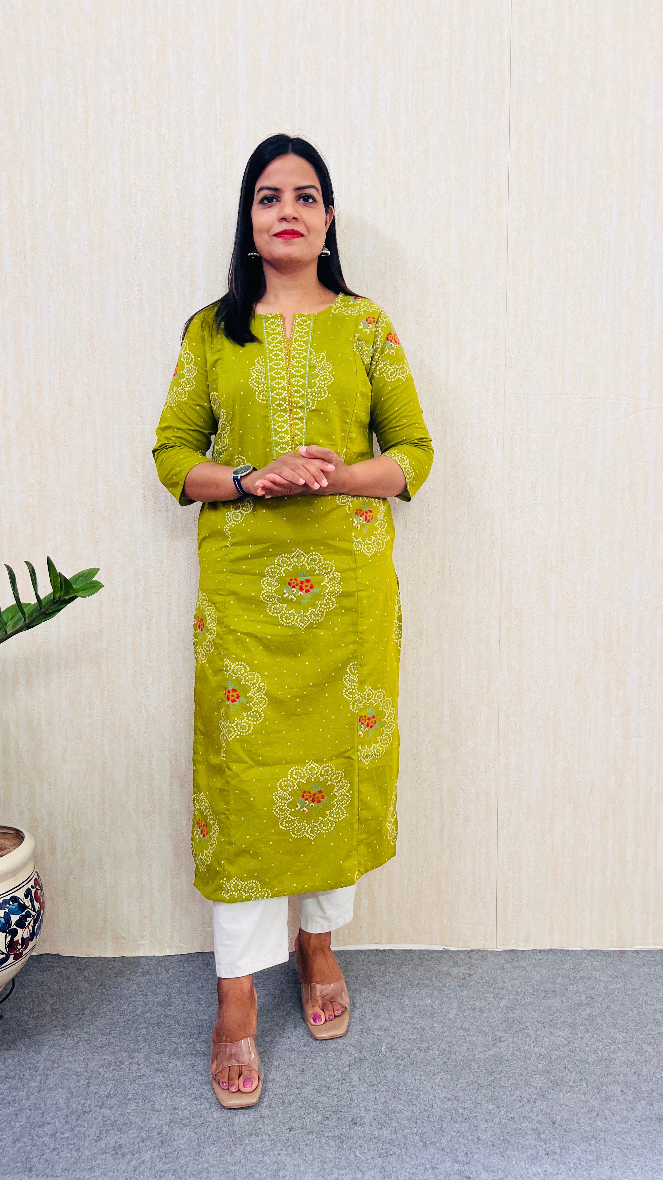 Mumzhug Green Grace – Pure Cotton Jaipuri Feeding Kurta-Dispatching starts from 22nd August 2026.