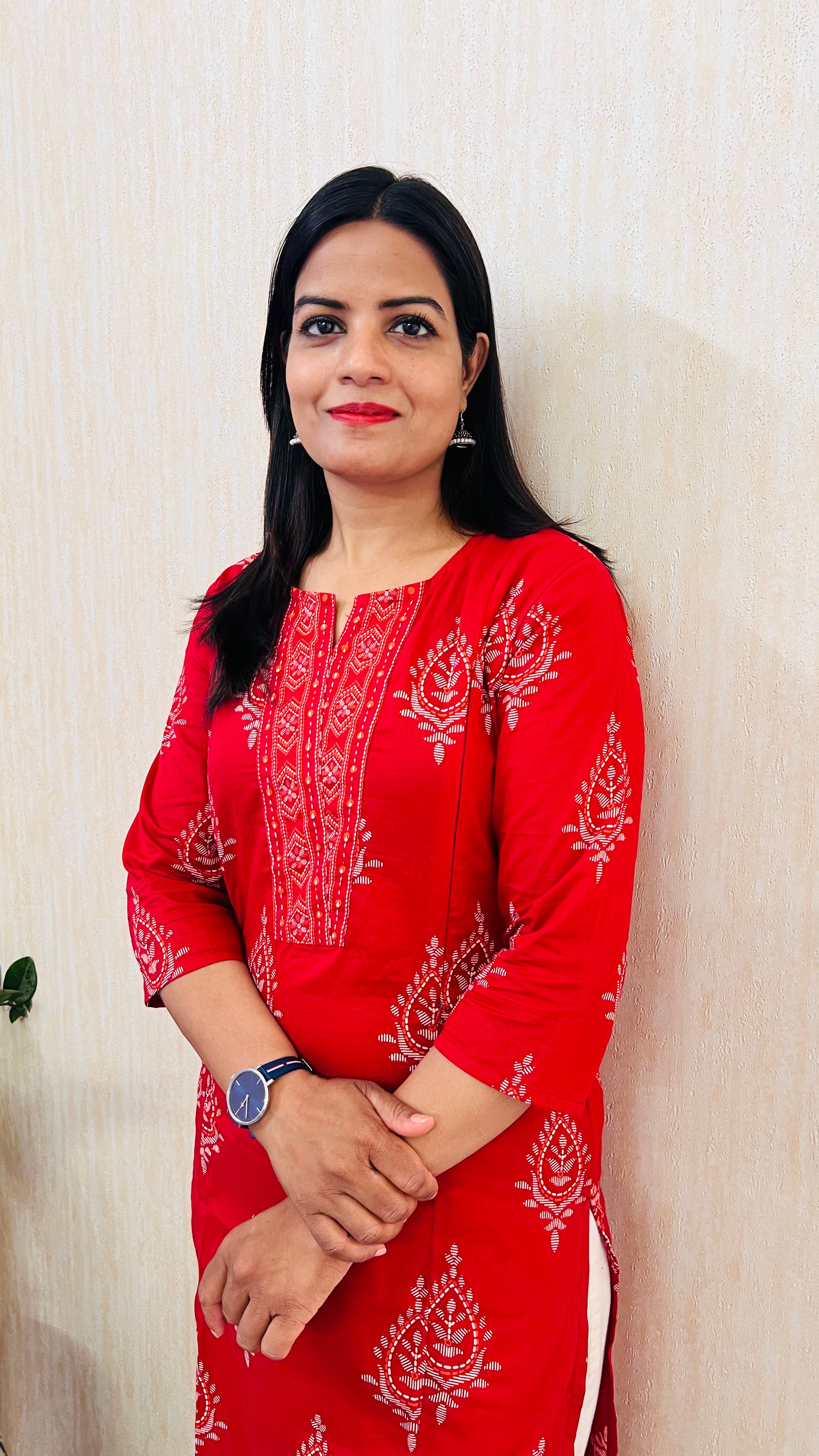 Mumzhug Red Bloom – Pure Cotton Jaipuri Feeding Kurta-Dispatching starts from 22nd August 2026.