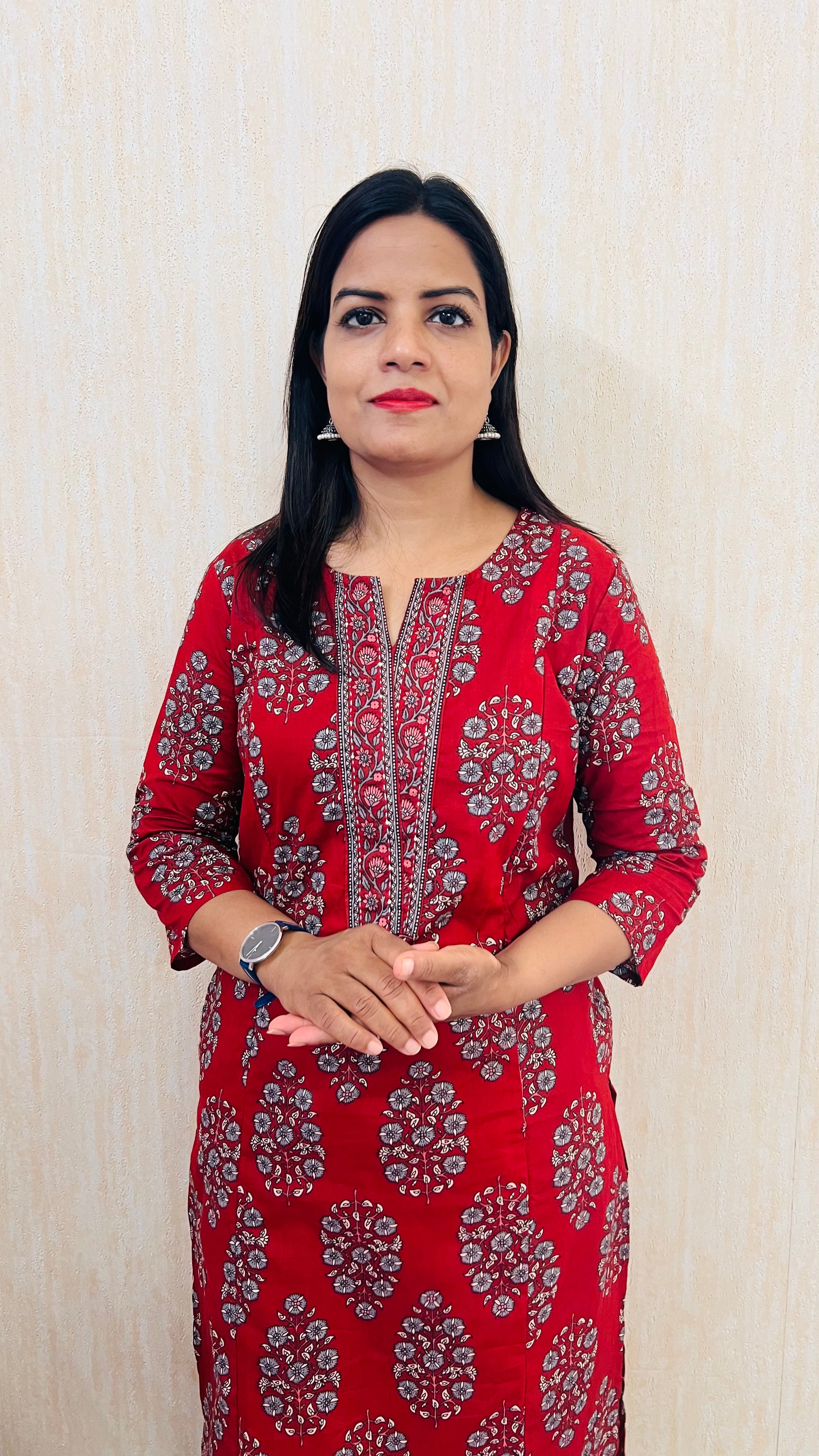 Mumzhug Maroon Bloom – Pure Cotton Jaipuri Feeding Kurta-Dispatching starts from 22nd August 2026.