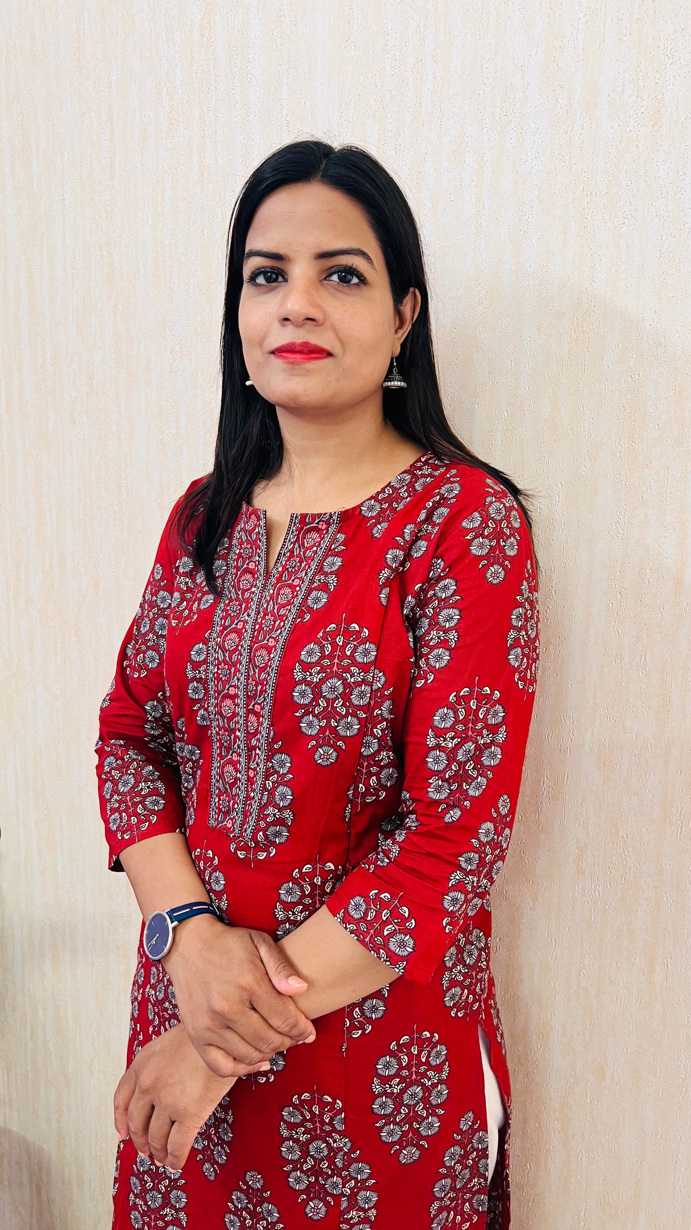 Mumzhug Maroon Bloom – Pure Cotton Jaipuri Feeding Kurta-Dispatching starts from 22nd August 2026.