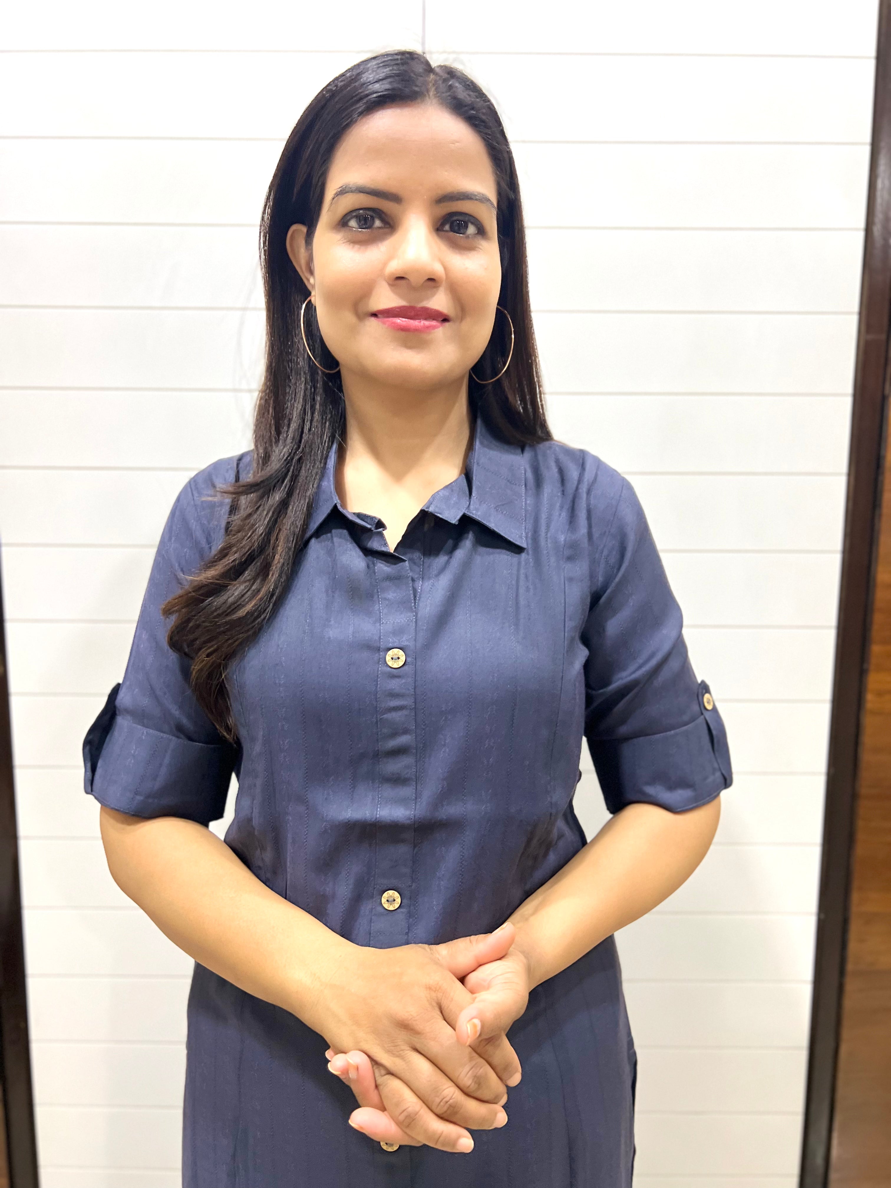 Mumzhug Grey Viscose Rayon A-line Feeding Kurta