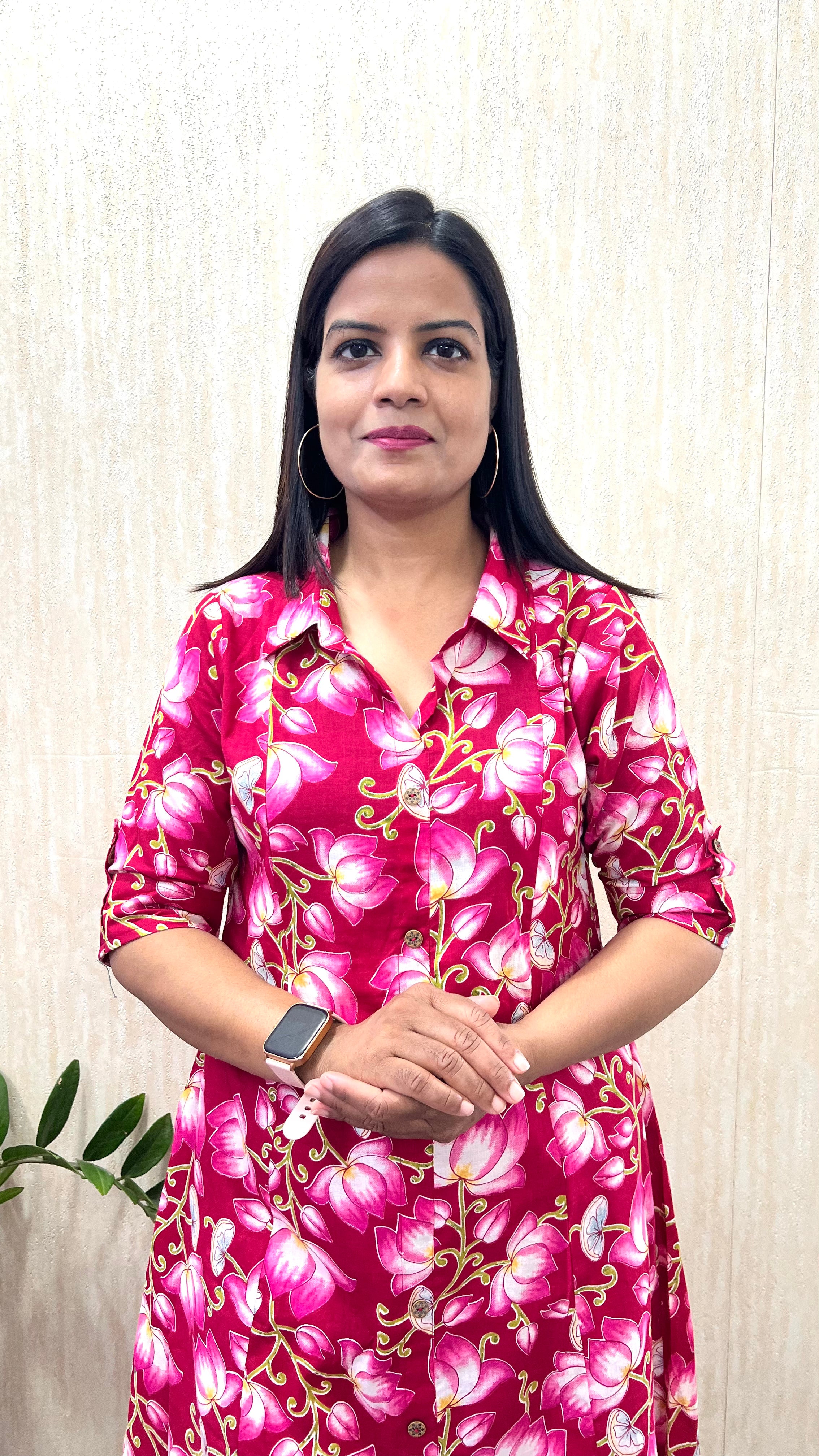 MUMZHUG Gulabo Fuchsia Pure Cotton Feeding & Maternity Co-ord Set- DISPATCHING STARTS 20TH SEPT