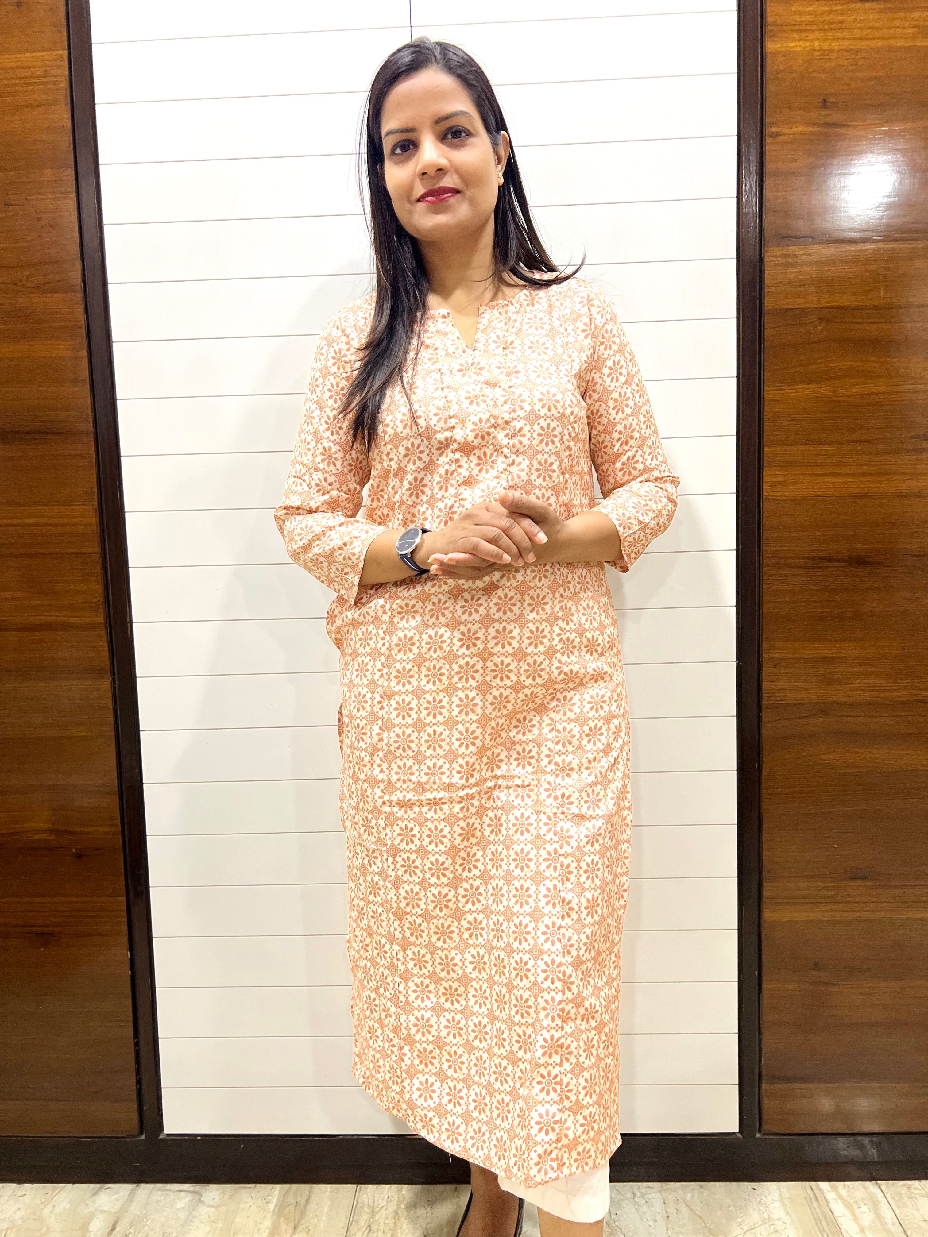 Mumzhug Viscose Rayon Feeding Kurta