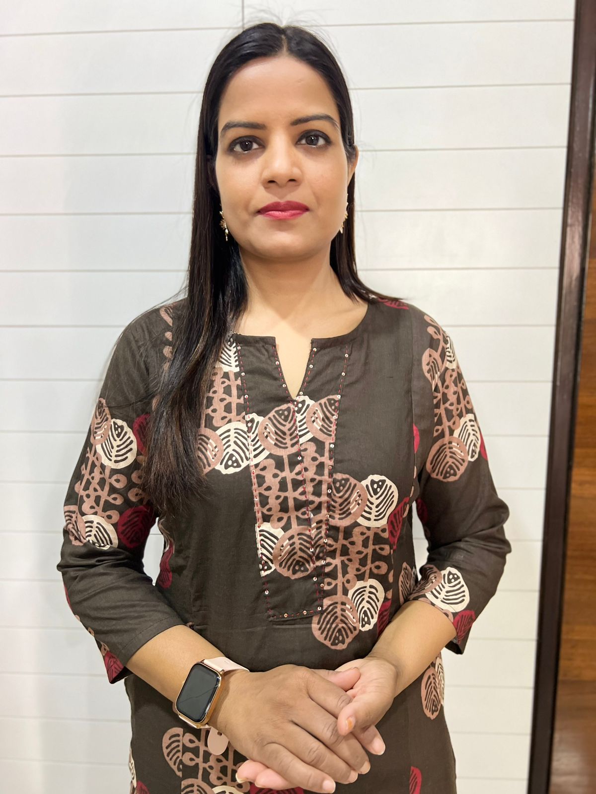 Mumzhug Japuri Cotton Printed Feeding Kurta with Side Pocket