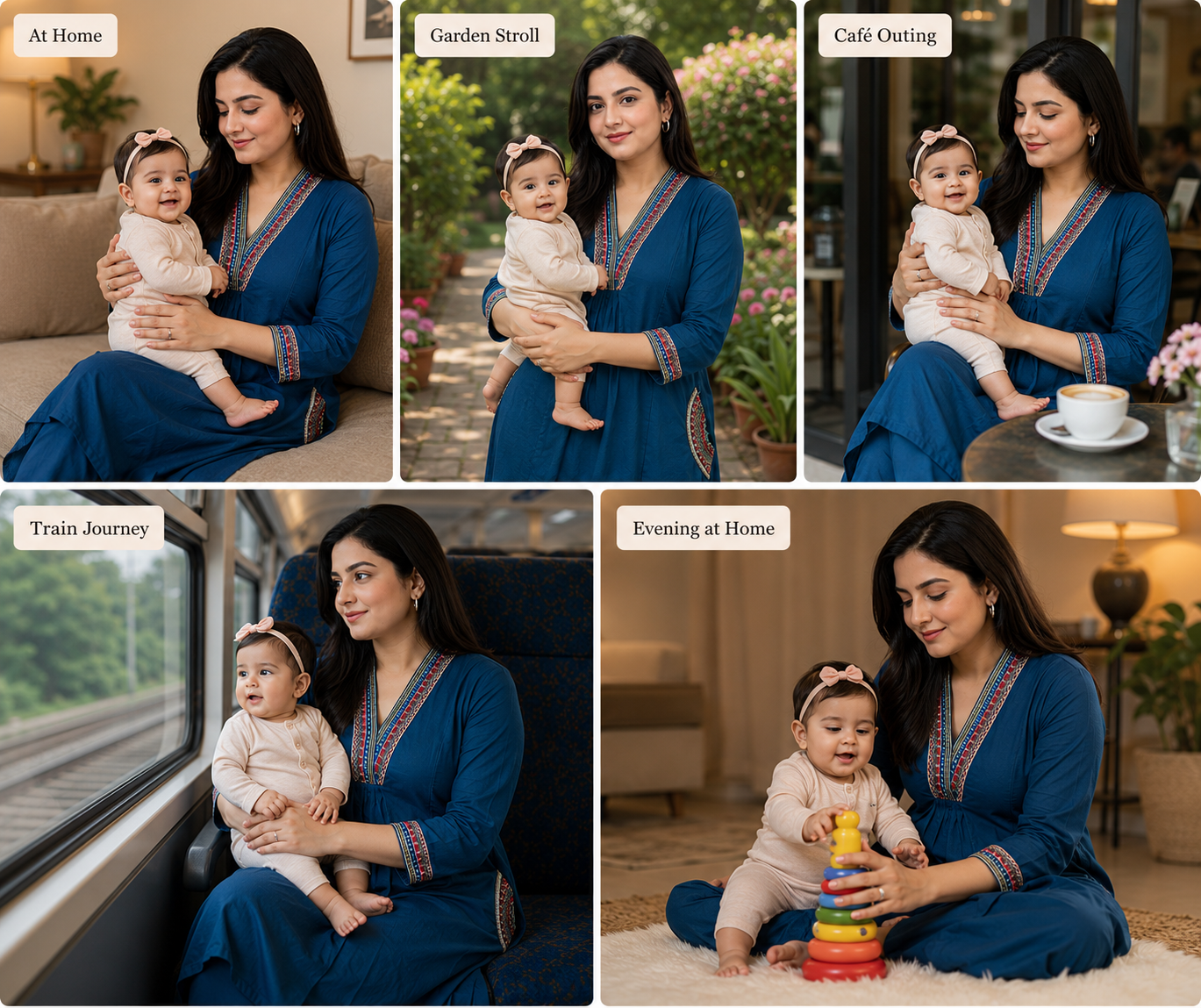 MUMZHUG Pure Cotton Blue Embroidered Feeding & Maternity Kurta Pant with Chiffon Dupatta Set | Nursing Wear for Moms | Rakhi Collection | Dispatch Starts from 22th August