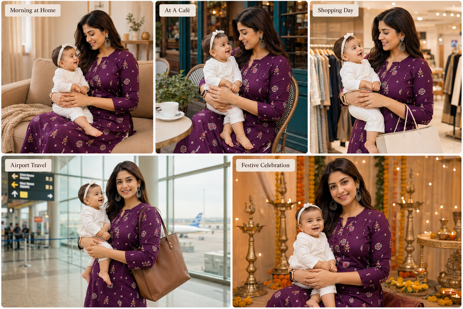 Mumzhug wine pure cotton print feeding kurta